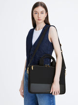 ORIGINAL CHARLES & KEITH TEXTURED LAPTOP BAG - BLACK