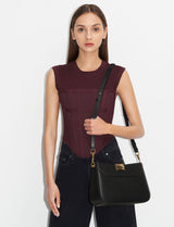 ORIGINAL CHARLES & KEITH KALINDA SHOULDER BAG - BLACK