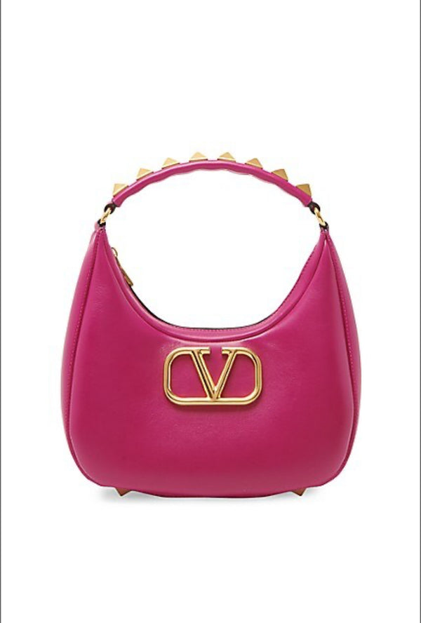 VALENTINO STUD SIGN HOBO BAG