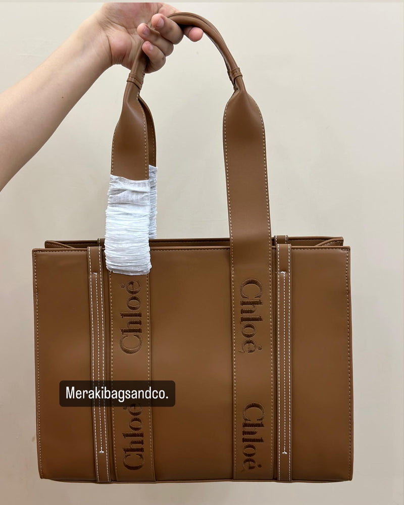 CHLOE WOODY TOTE BAG